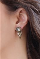 Pendientes Ayala Bar Mujer Drops of Gold in Aleación de Metal Cristallo C2446 - C2446